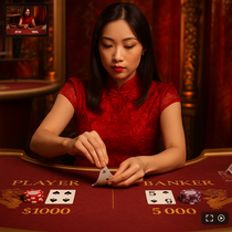 PalmSlots - Live Baccarat - Baccarat en Direct avec Croupiers